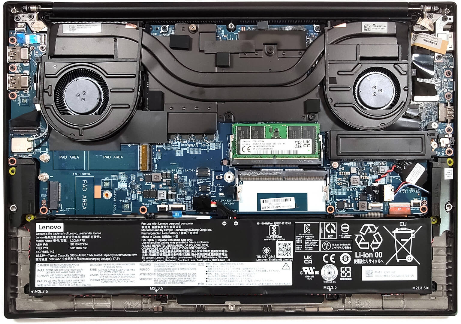 How to replace and fix Lenovo thinkpad P16 Gen 3 T16g Gen 3 LCD Cable OLED DC02C01AC10 (ThinkPad P1 Gen 6)